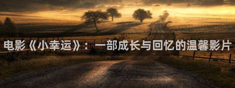 神马影院丝袜：电影《小幸运》：一部成长与回忆的温馨影片